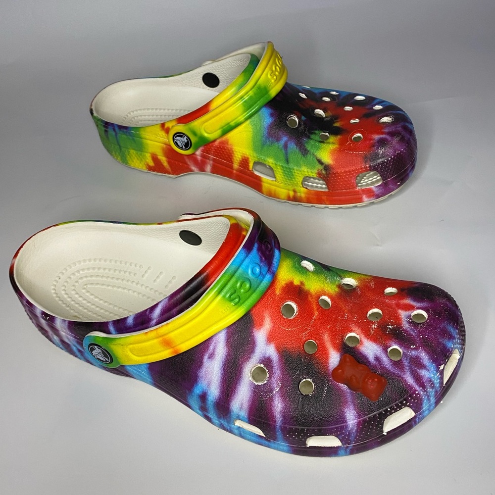 Crocs, rainbow, 10